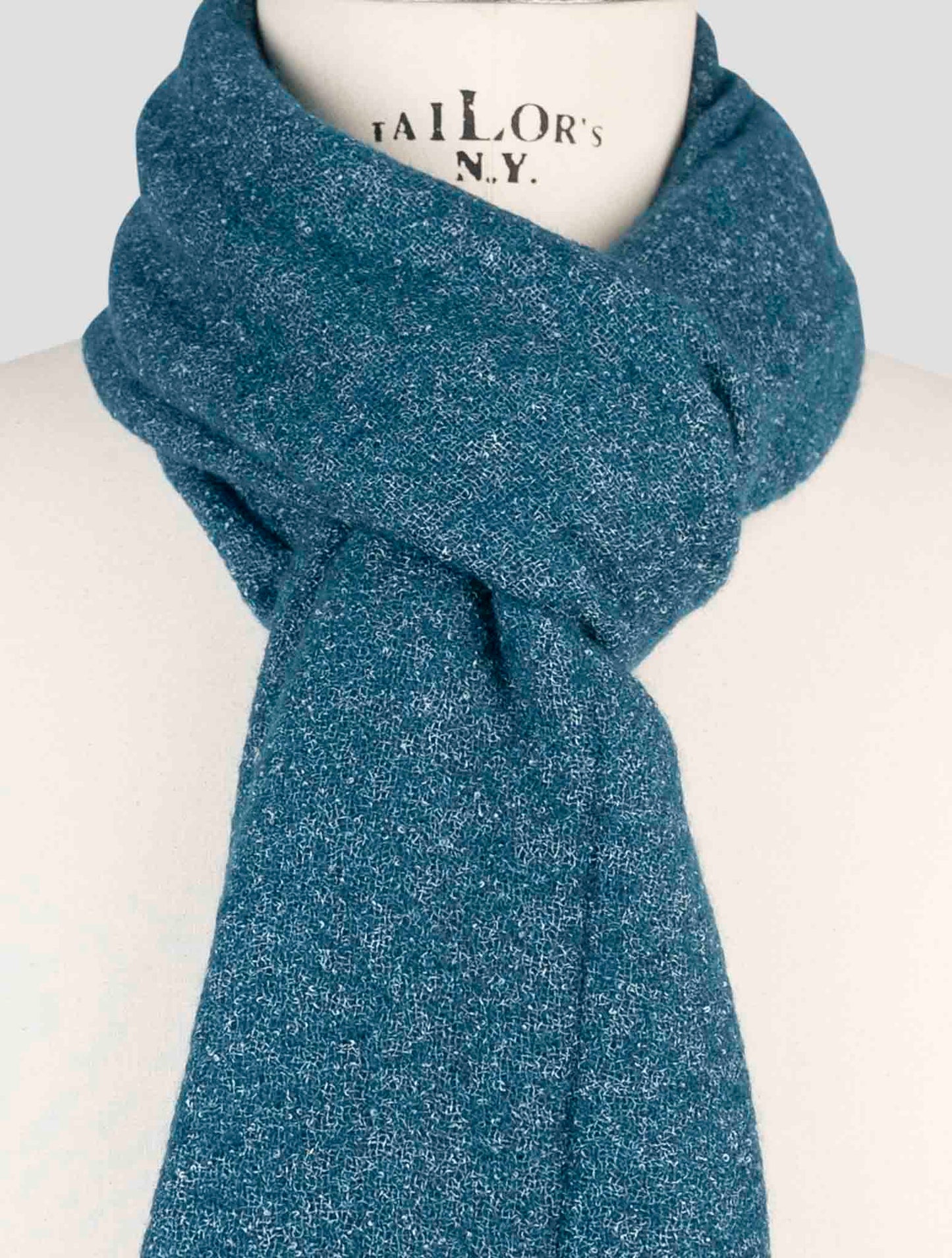 Kiton Green Cashmere Scarf