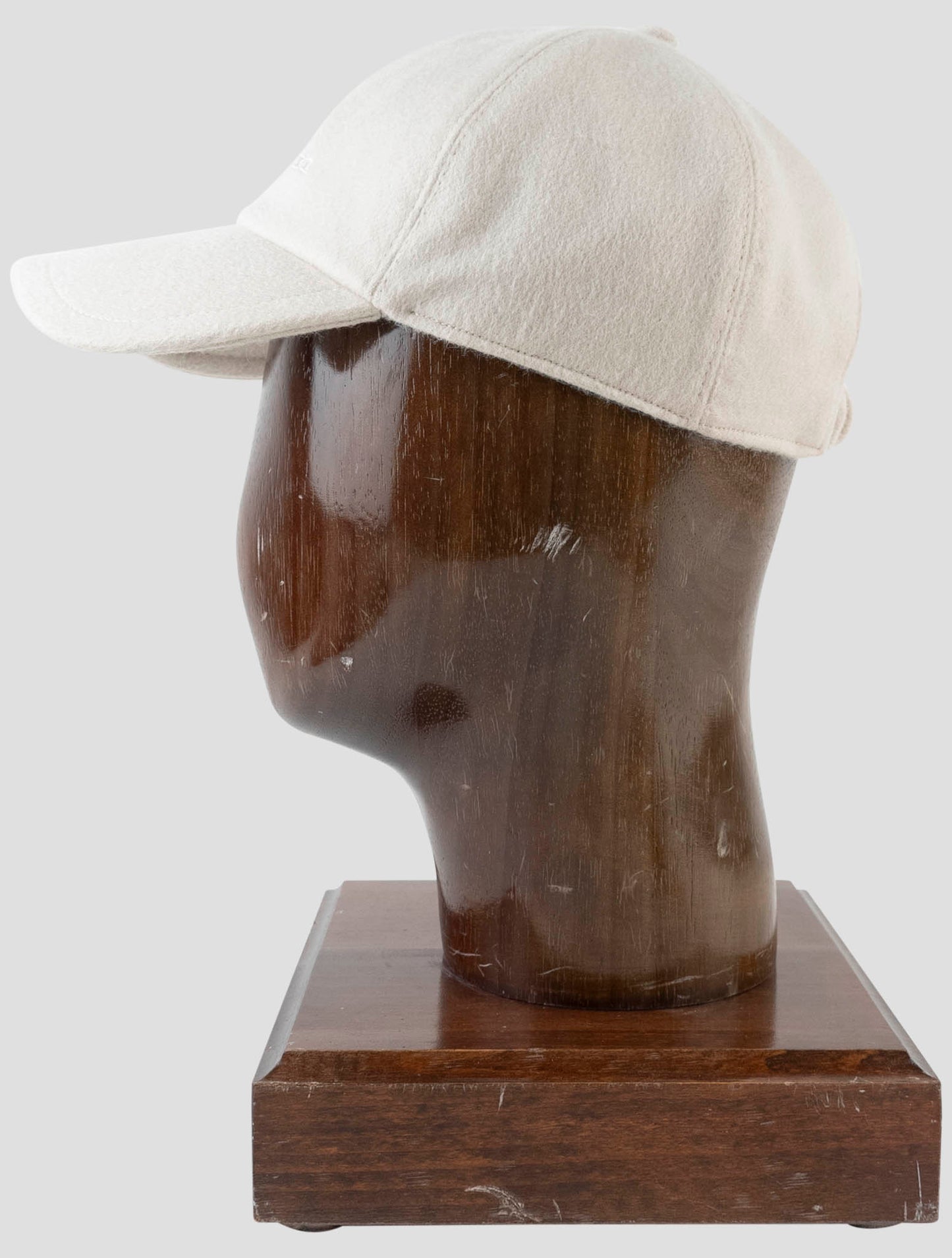 Kiton Beige Cashmere Baseball Cap