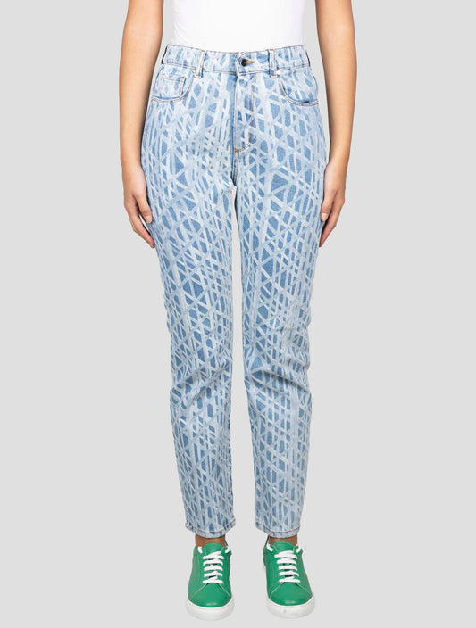 Kiton Light Blue Cotton Ea Jeans