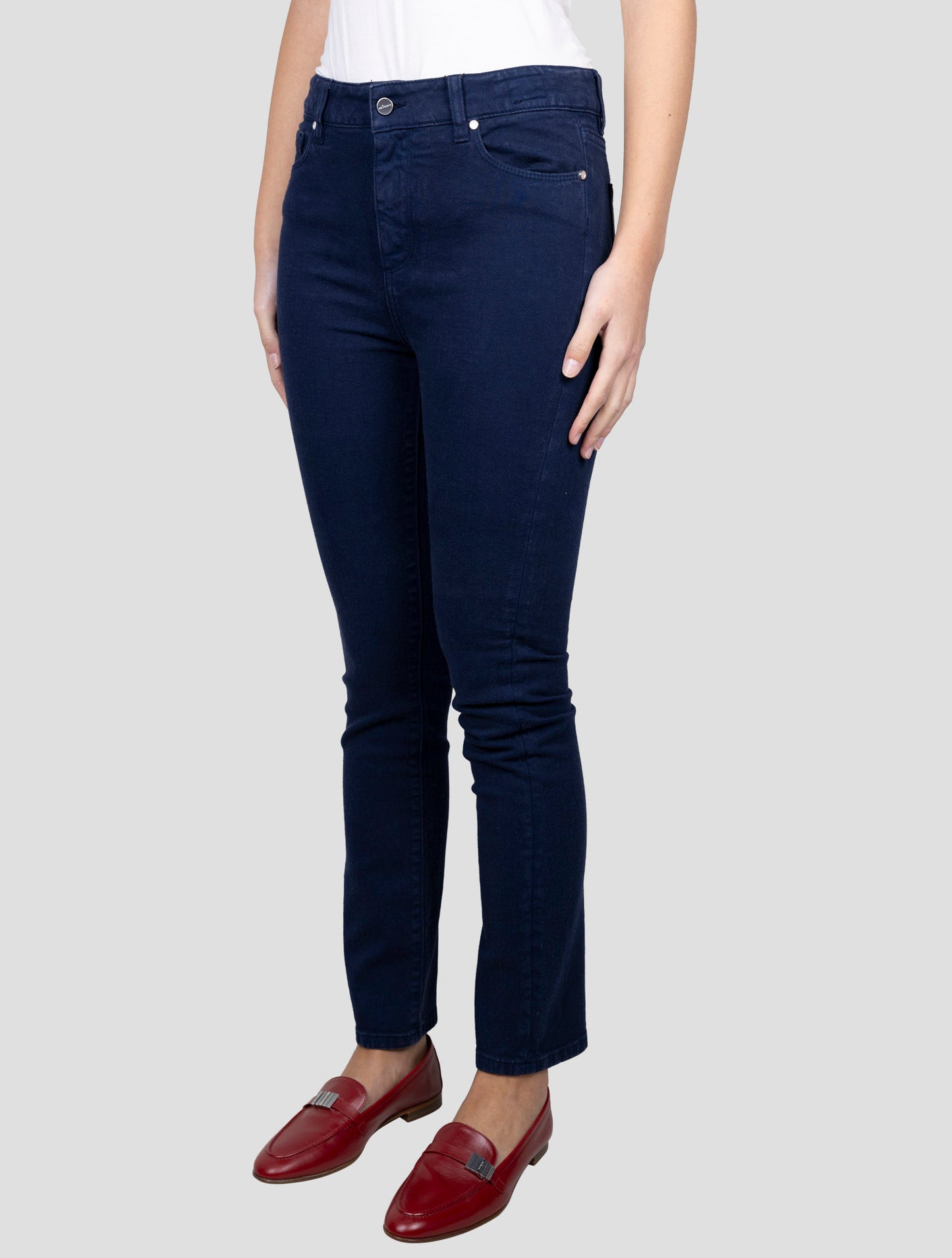 Kiton Blue Cotton Cashmere Ea Jeans