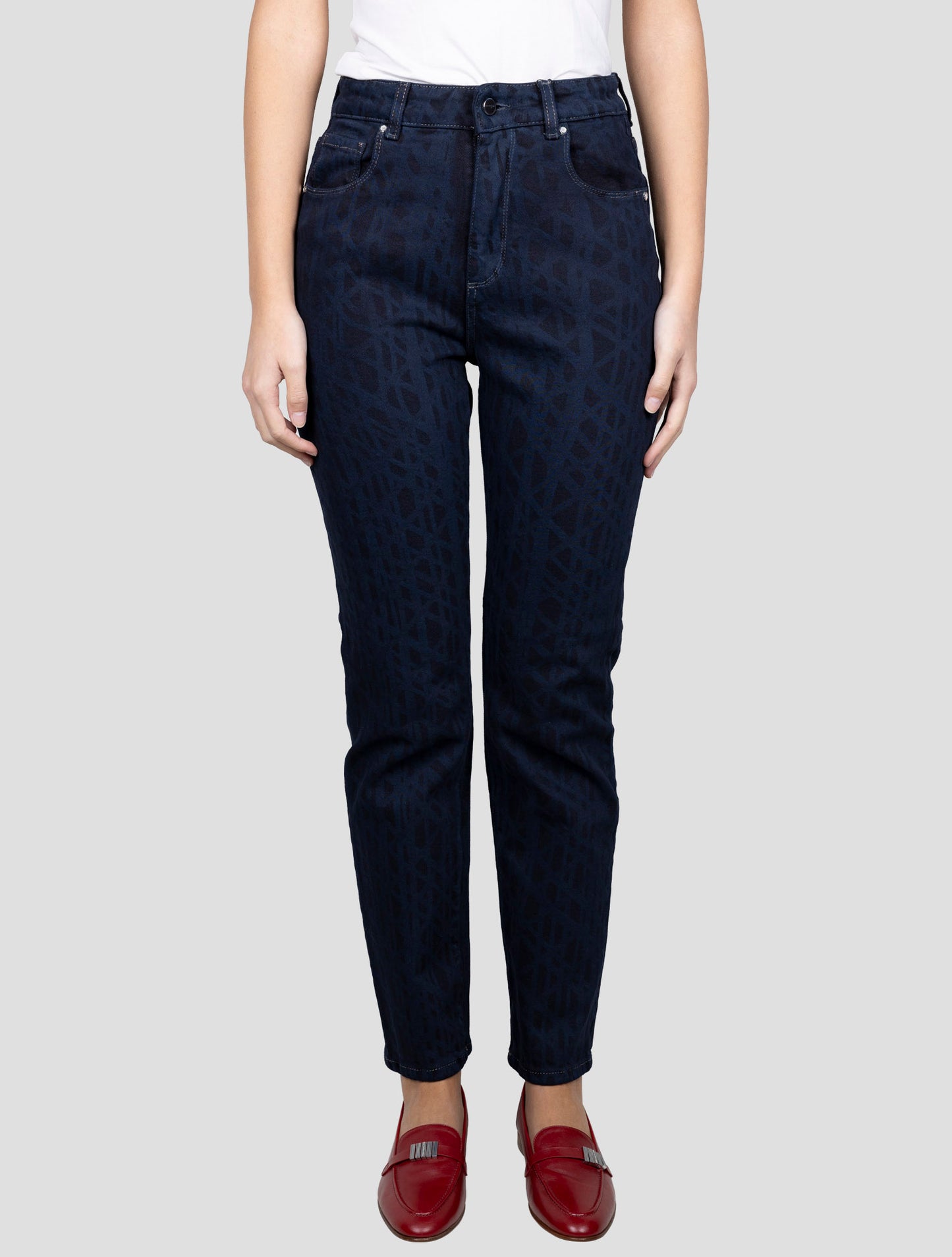 Kiton Blue Cotton Ea Jeans