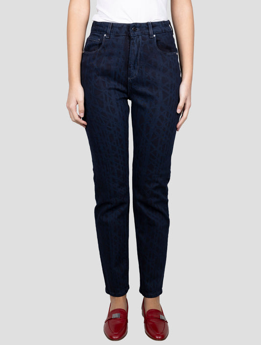 Kiton Blue Cotton Ea Jeans