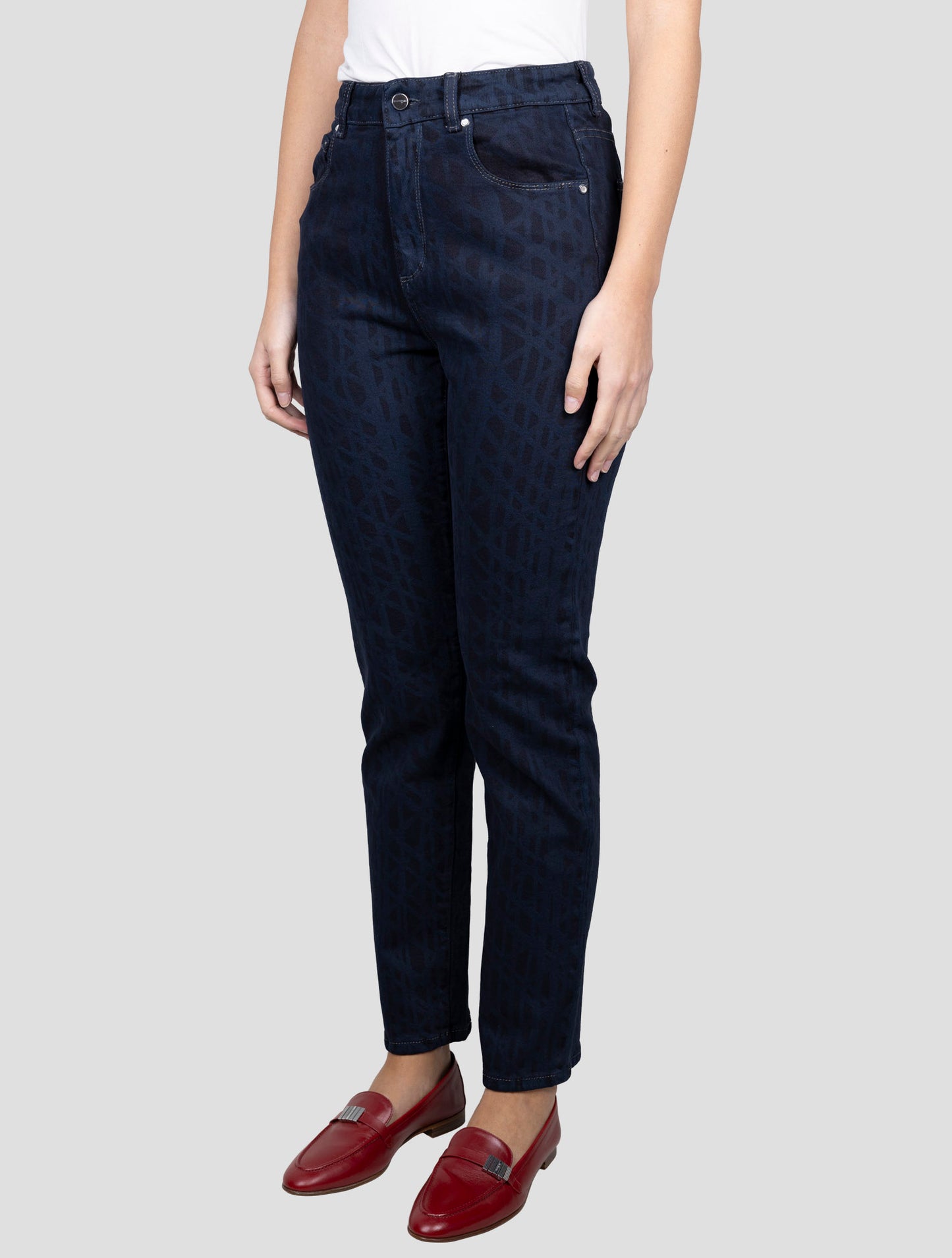 Kiton Blue Cotton Ea Jeans