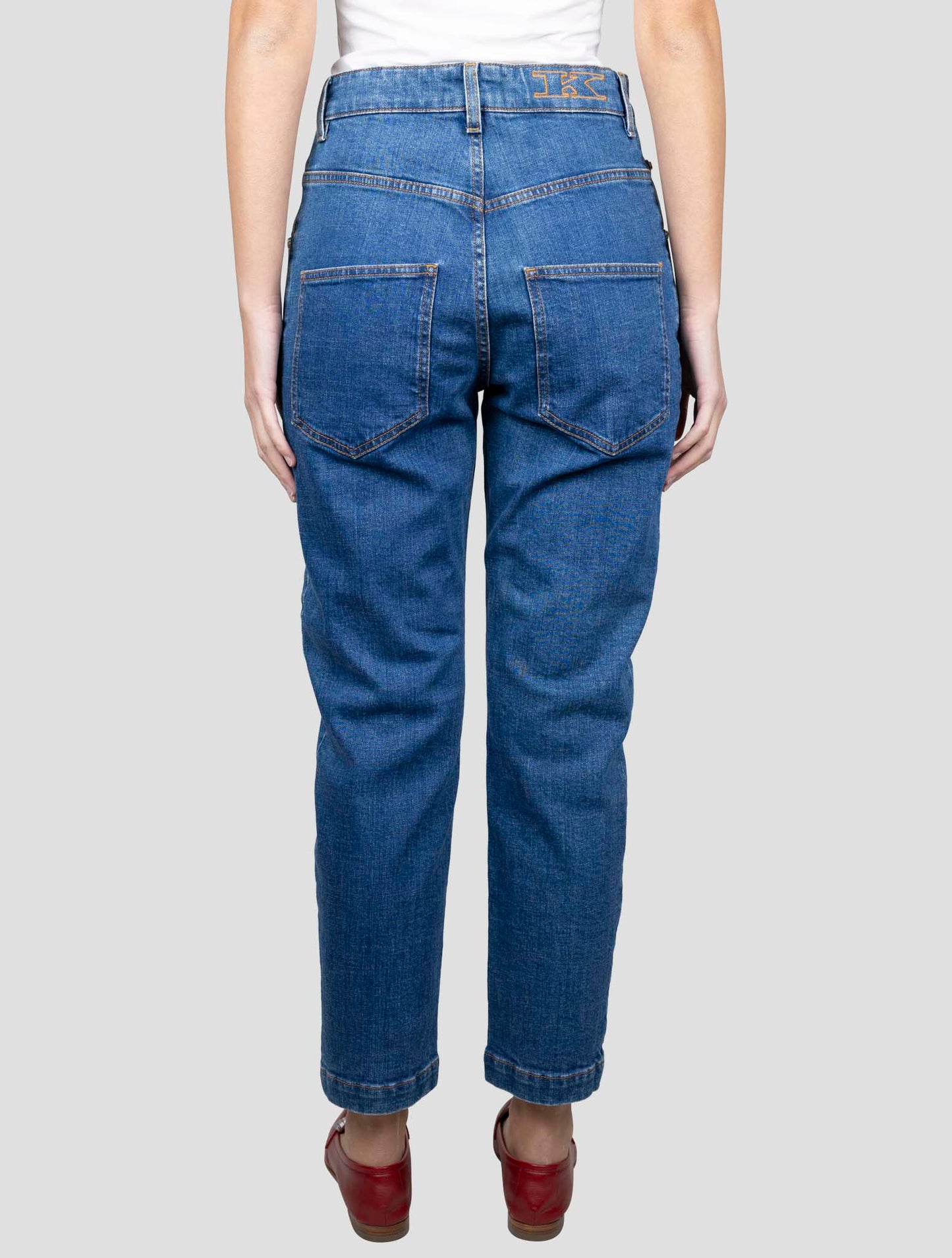 Kiton Blue Cotton Ea Jeans