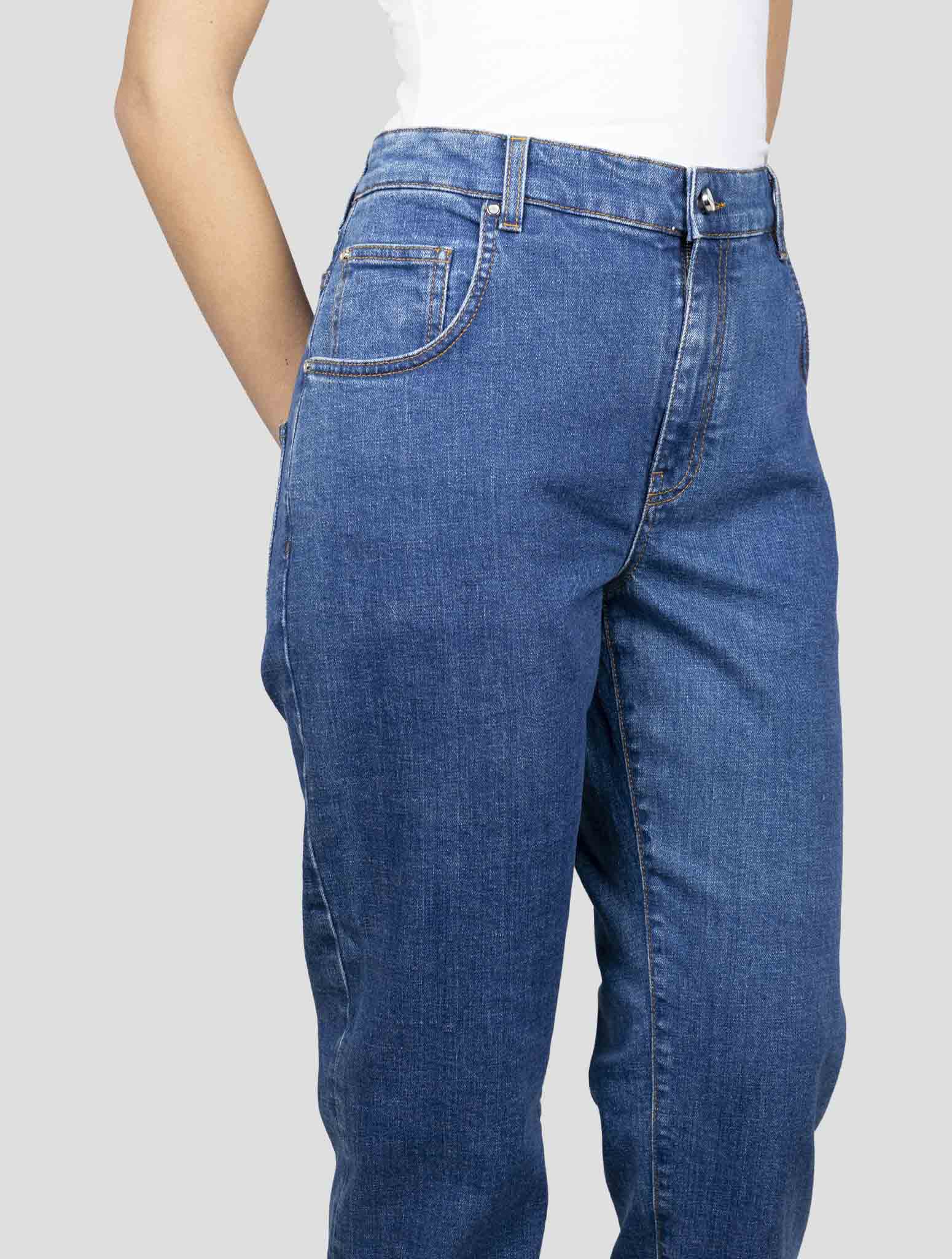 Kiton Blue Cotton Ea Jeans