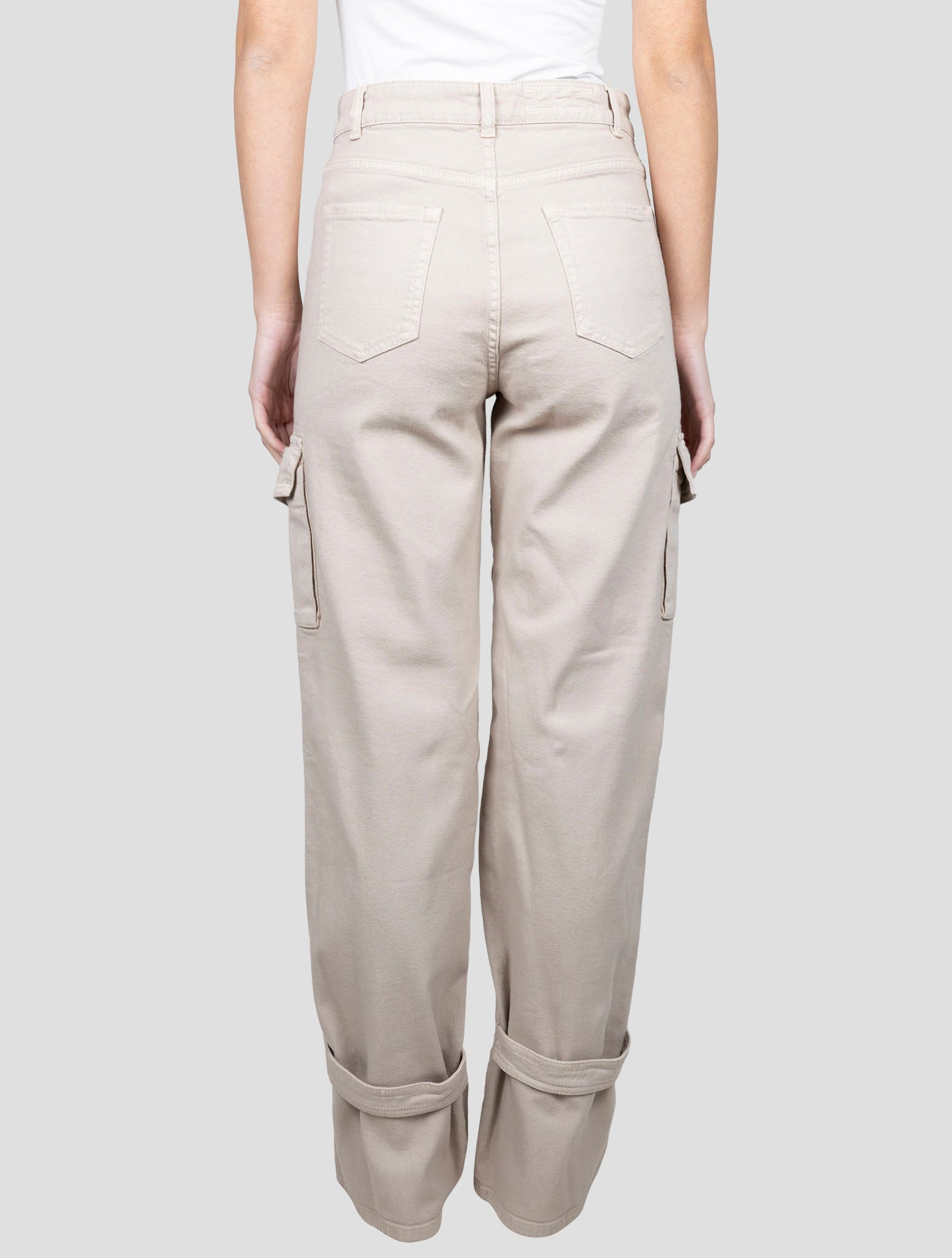 Kiton Beige Cotton Ea Cargo Jeans