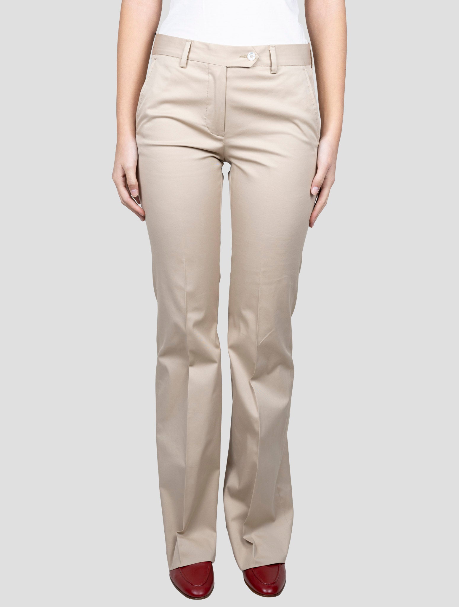 Kiton Beige cotton Ea Pants