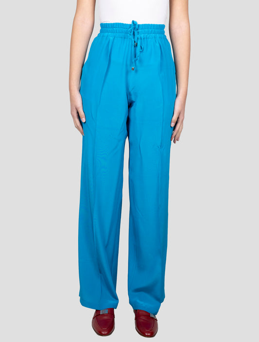 Kiton Light Blue Silk Jeans