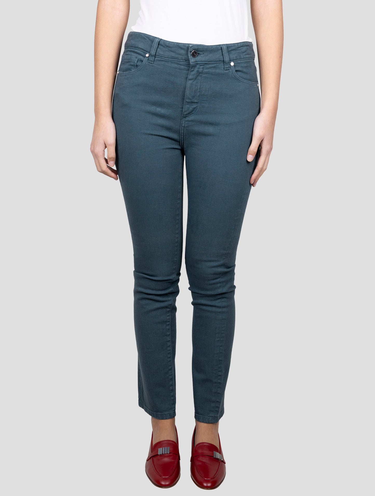 Kiton Green Cotton Cashmere Ea Jeans