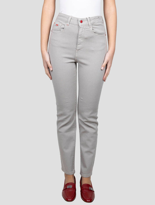 Kiton Taupe Cotton Cashmere Ea Jeans
