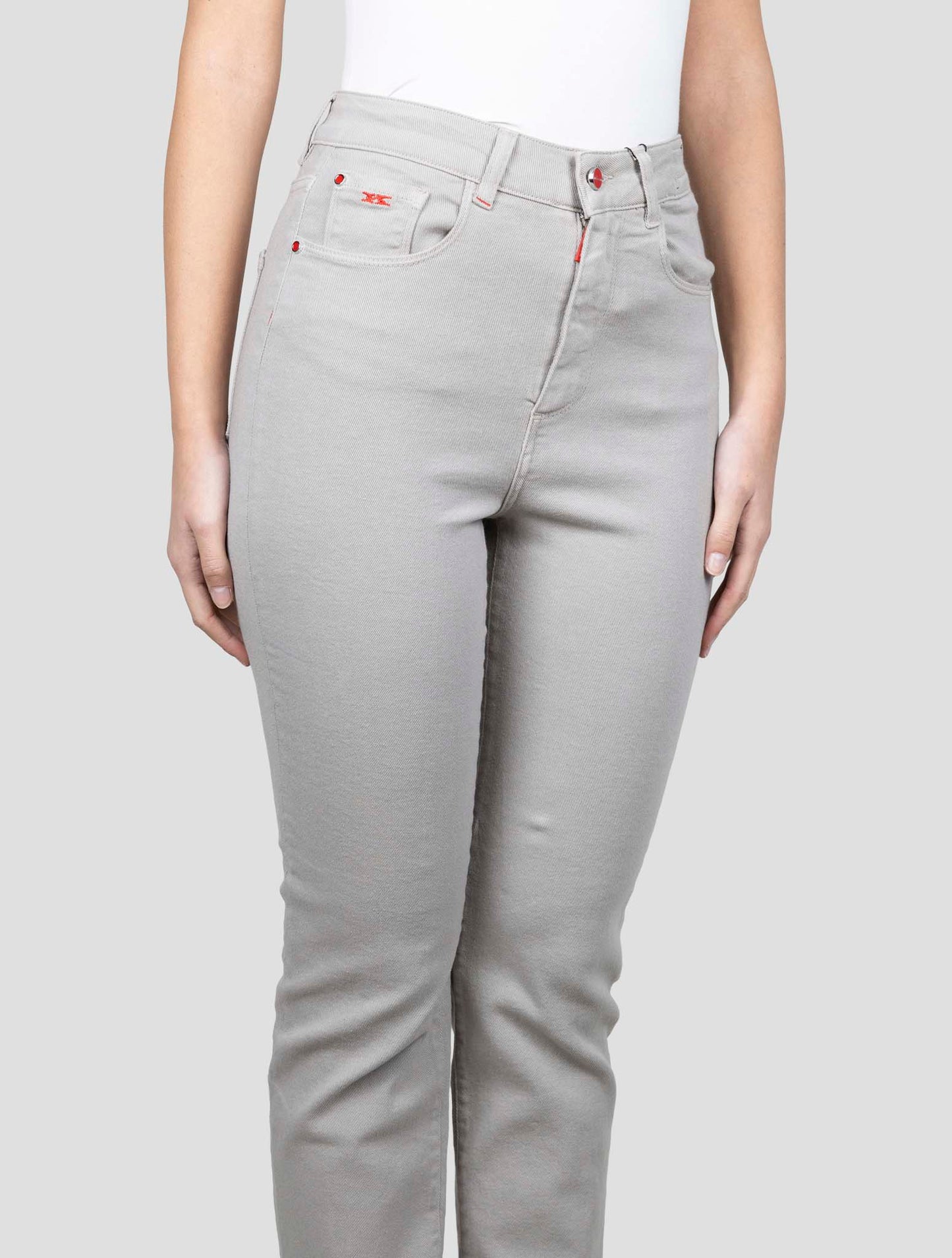 Kiton Taupe Cotton Cashmere Ea Jeans