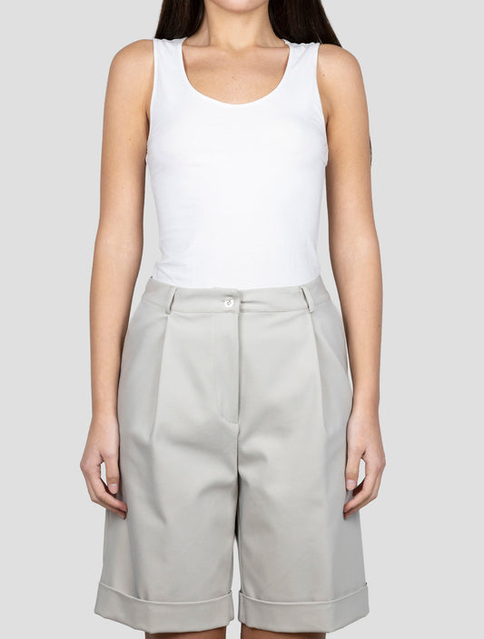 Kiton Gray Cotton Pa Ea Short Pants