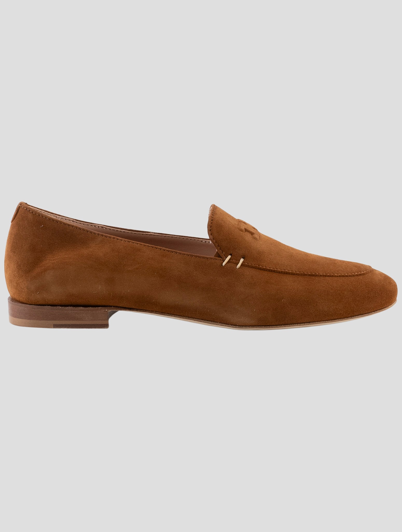 Kiton Brown Leather Suede Loafers