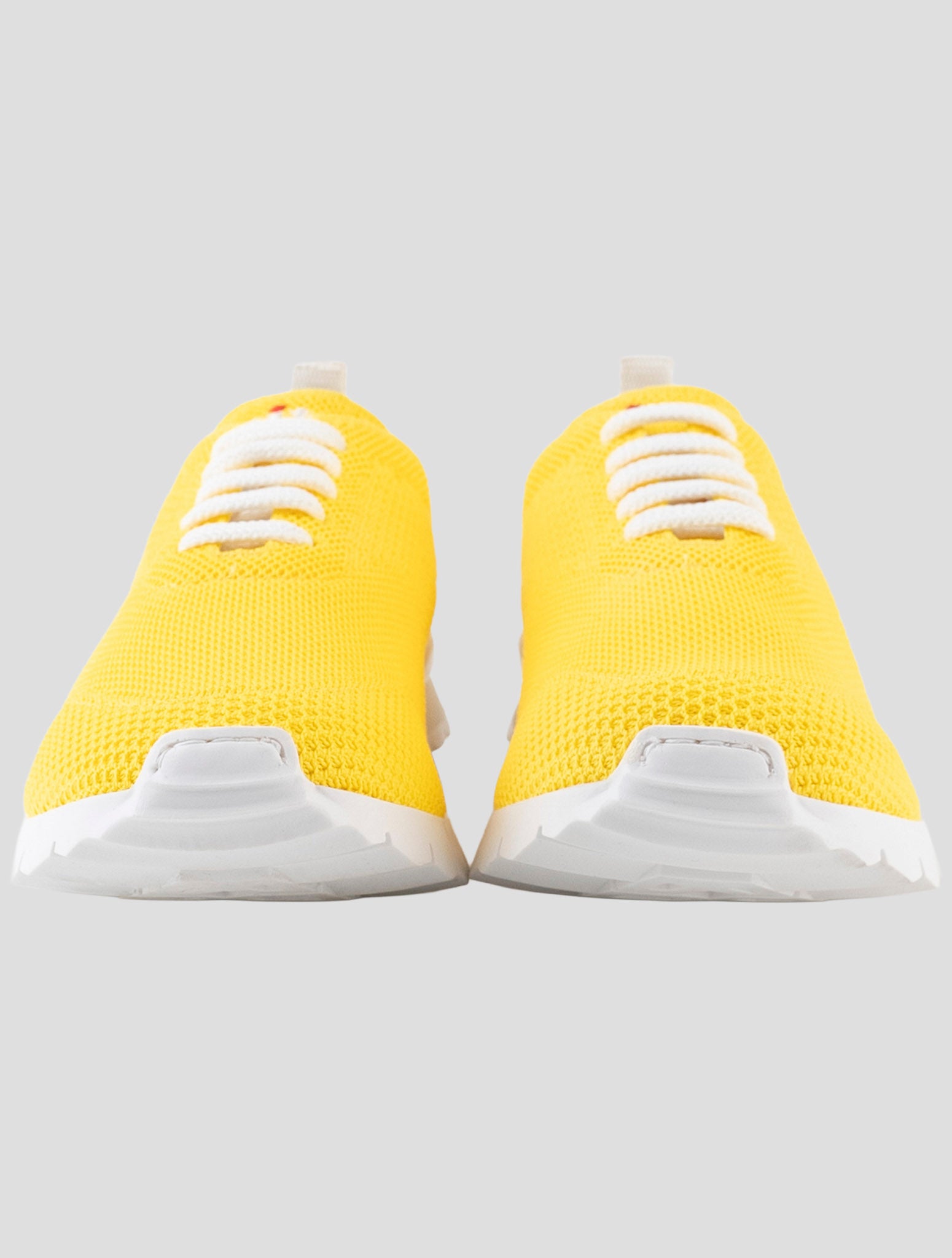 Kiton Yellow Cotton Ea Sneakers