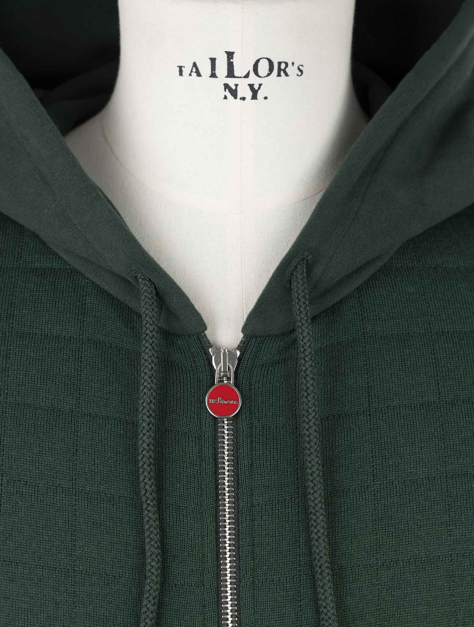 Kiton Green Wool Nylon Ea Tracksuit