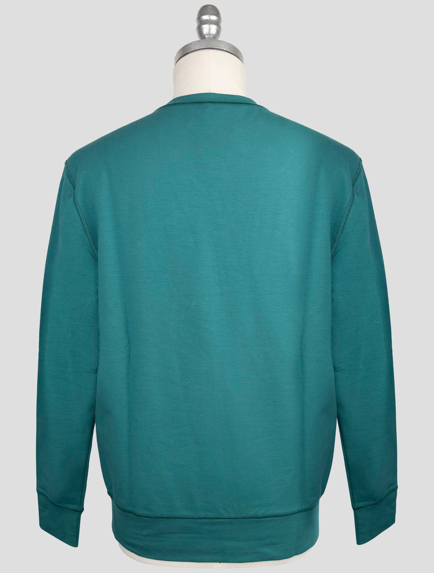 Kiton Green  Cotton Ea Sweater Crewneck