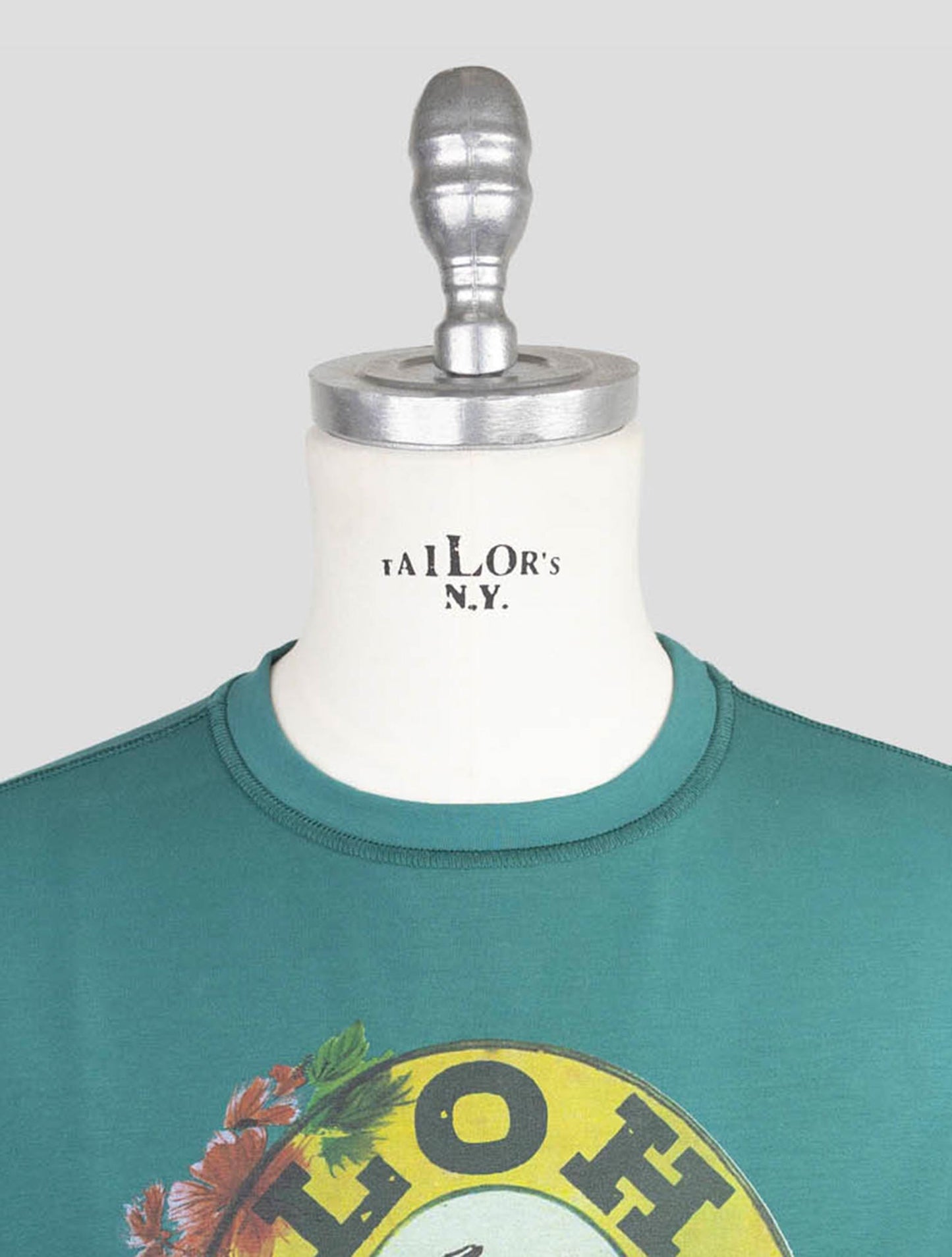 Kiton Green  Cotton Ea Sweater Crewneck