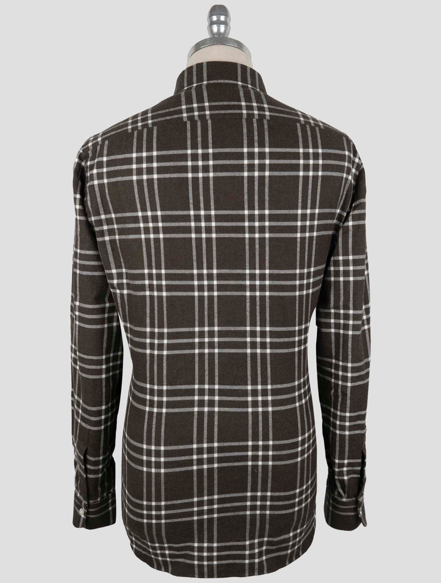 Kiton Brown Cotton Shirt