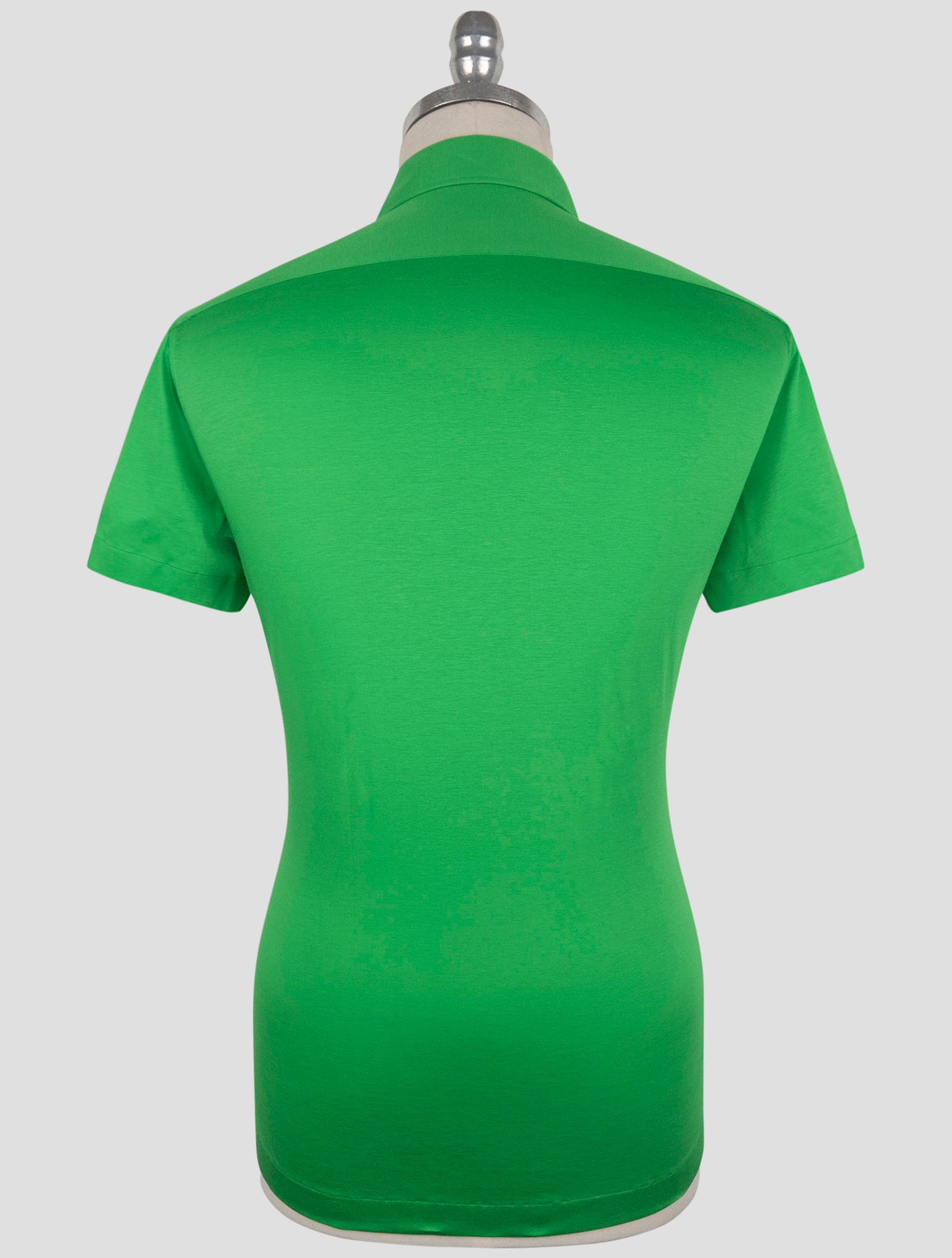 Kiton Green Cotton Polo