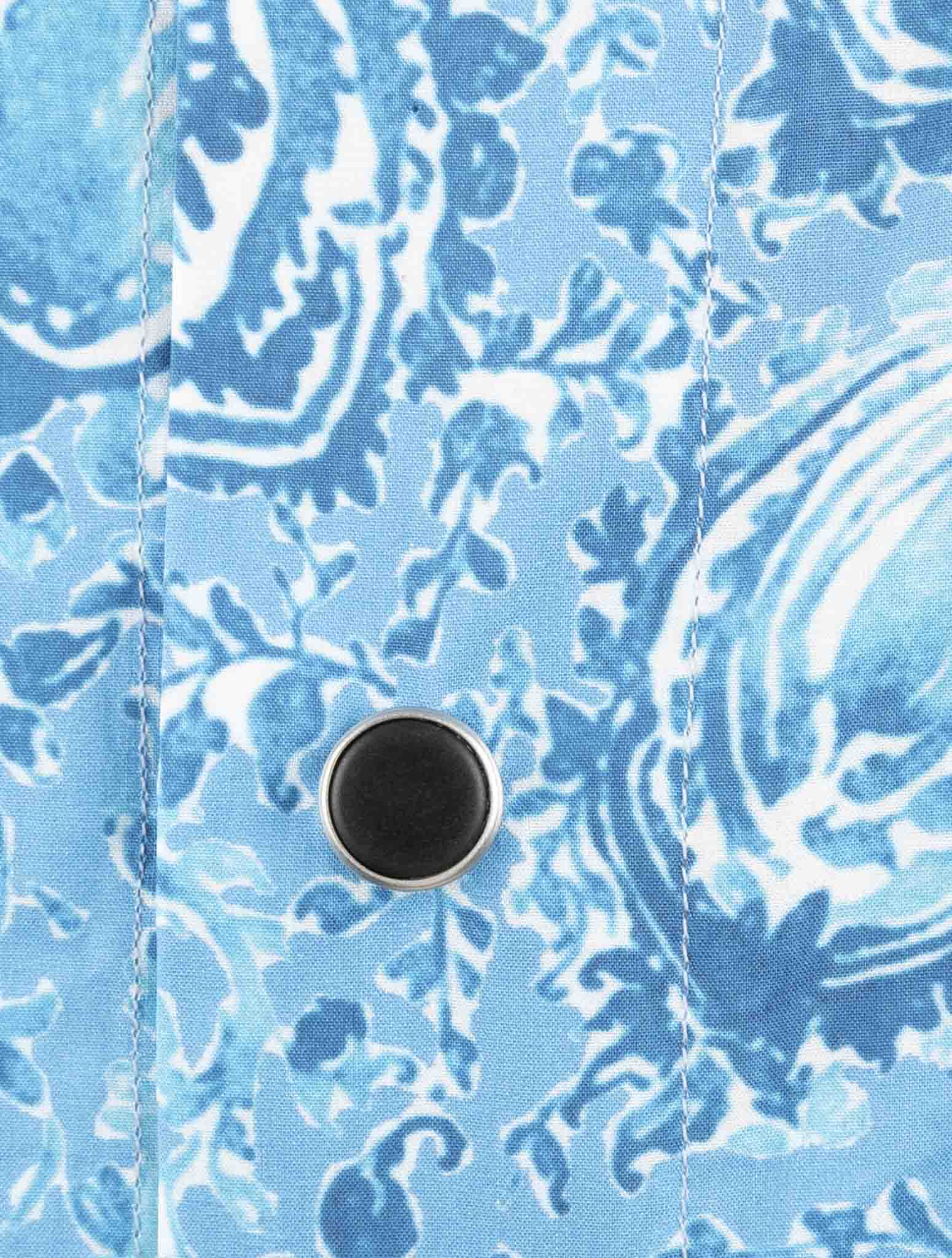 Kiton Light Blue Cotton Shirt