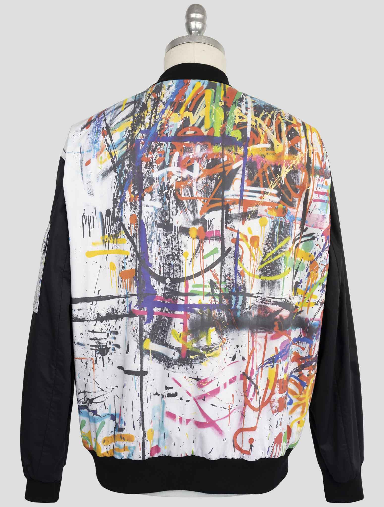 Kiton Knt Black Cotton Coat