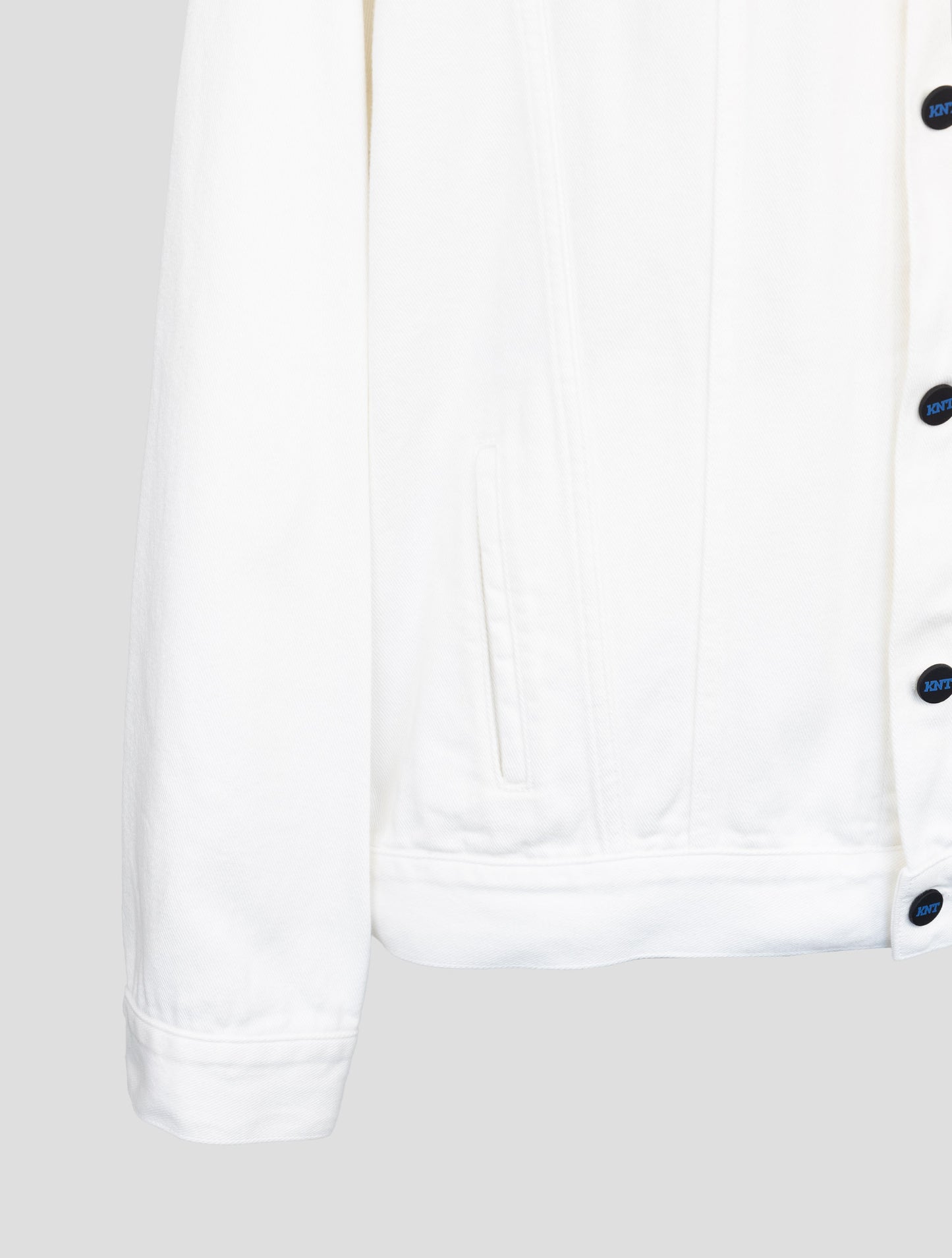 Kiton Knt White Cotton Ea Coat